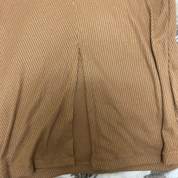 Rag & Bone The Knit Rib Bias Dress in Camel in size S - Picture 5 of 9